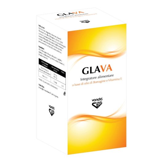 Glava - Vanda Omeopatici - 60 perle - Integratore alimentare a base di Vitamina E e olio di Borragine