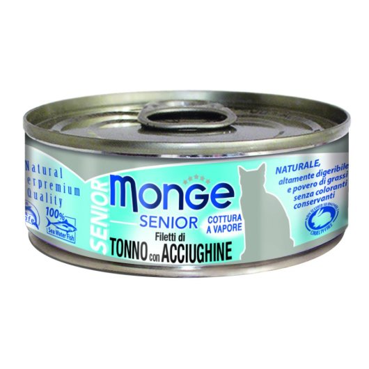 MONGE CAT SENIOR TONNO/ACCIUGH