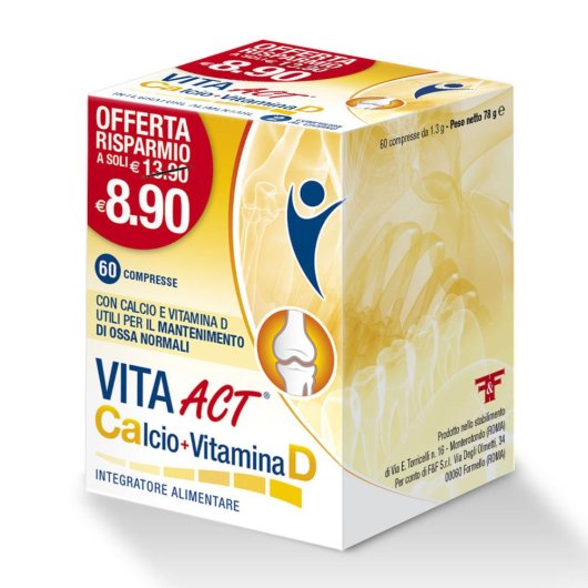 VITA ACT CALCIO+VIT D 60CPR