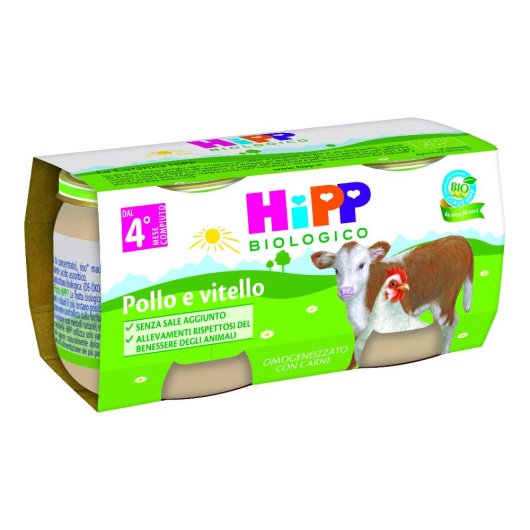 Hipp Bio Omog Vitel/pol 2x80g