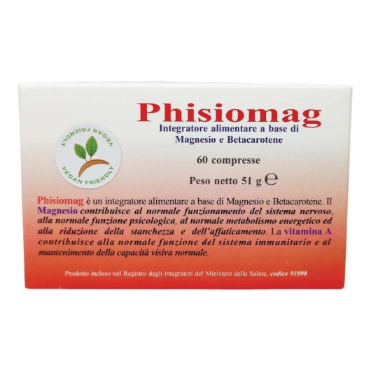 Phisiomag - Herboplanet - 60 compresse - Integratore alimentare per il benessere del sistema nervoso