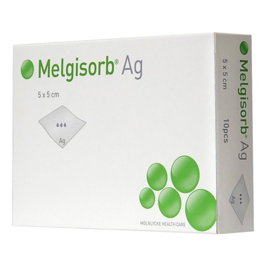 MELGISORB AG MEDICAZIONE 5X5CM