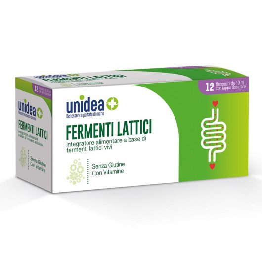 UNIDEA FERMENTI LATT 12FL 10ML