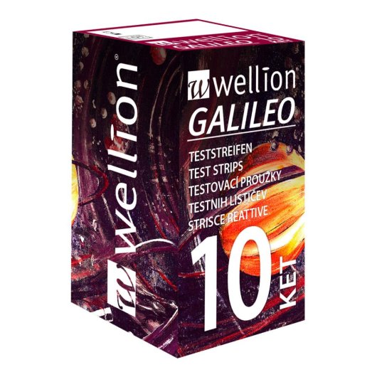WELLION GALILEO STRIPS 10 KETO