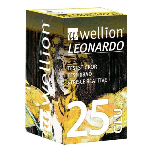 WELLION LEONAR STRIPS 25 GLIC