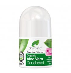 Dr. Organic Aloe Vera - Deodorante - Optima Naturals - Flacone da 50 ml - Deodorante ad azione antibatterica