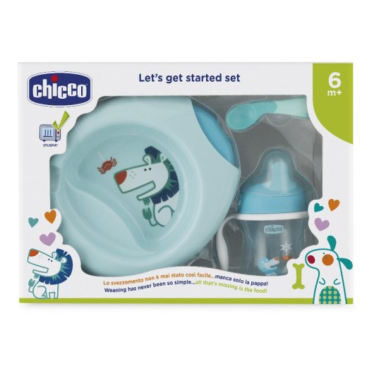 CH SET PAPPA 6M+ AZZURRO