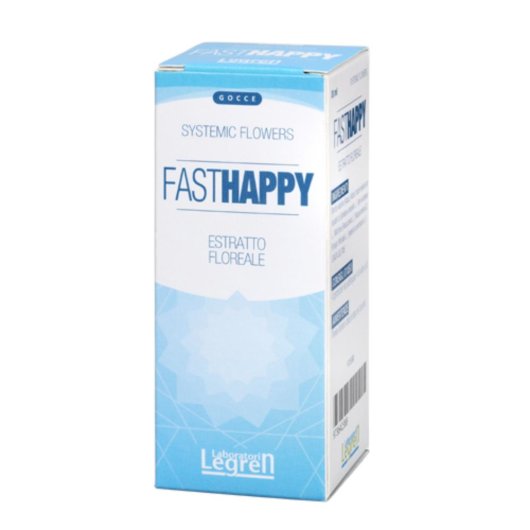 Fast Happy - Laboratori Legren - Flacone da 30ml - Integratore alimentare per combattere tristezza e malinconia