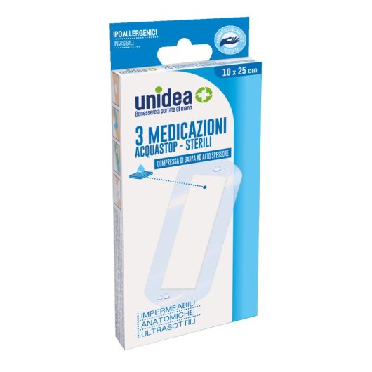 UNIDEA MEDIC 10X25 ST IMP 3PZ