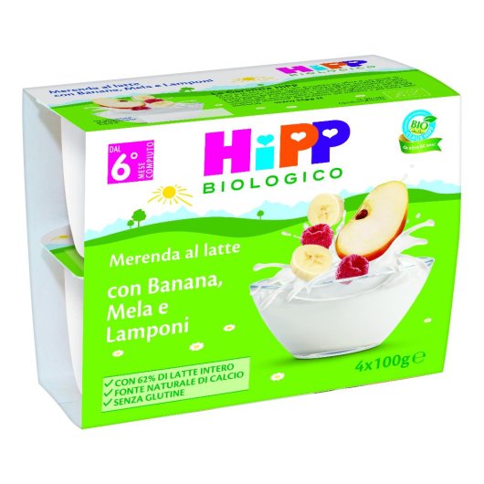 HIPP MERENDA LATTE/BAN/LAM400G