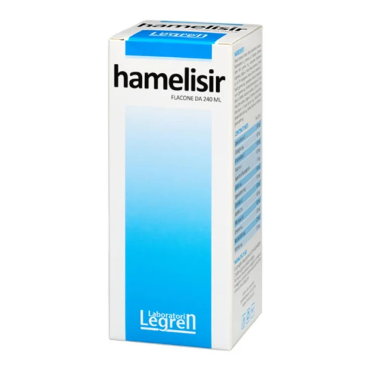 Hamelisir - Laboratori Legren - Flacone da 240 ml - Integratore alimentare per la funzionalità della circolazione venosa e del microcircolo