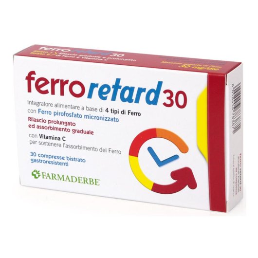 FERRO RETARD 30CPR