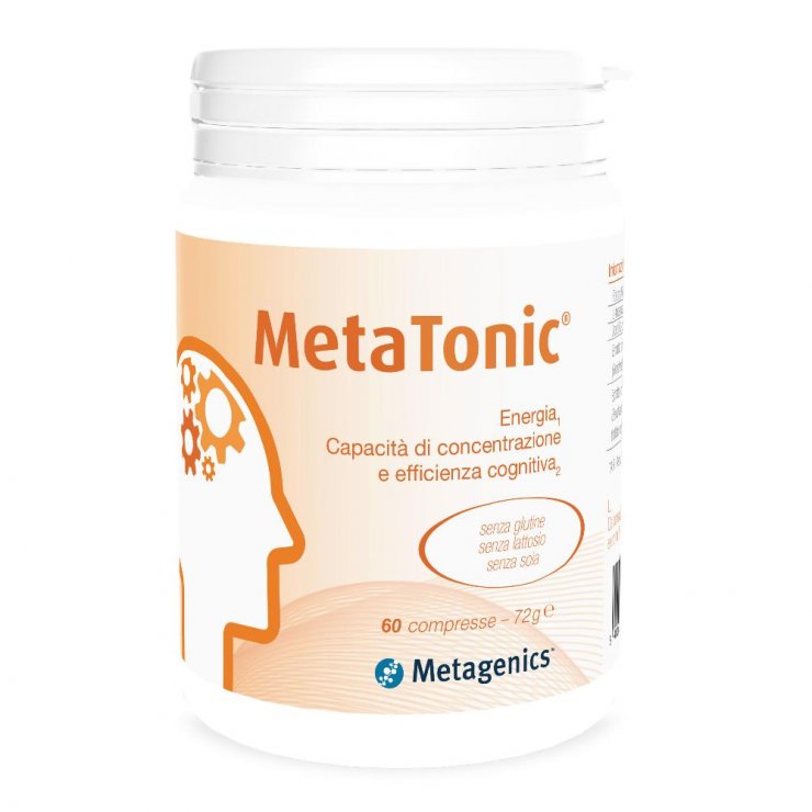 MetaTonic - Metagenics - 60 compresse - Integratore alimentare che fornisce energia e aiuta la concentrazione 
