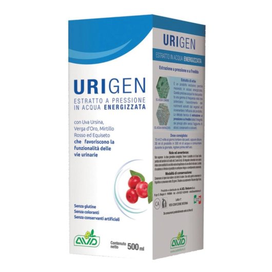 Urigen - Avd Reform - Flacone da 500 ml - Integratore alimentare per il benessere delle vie urinarie