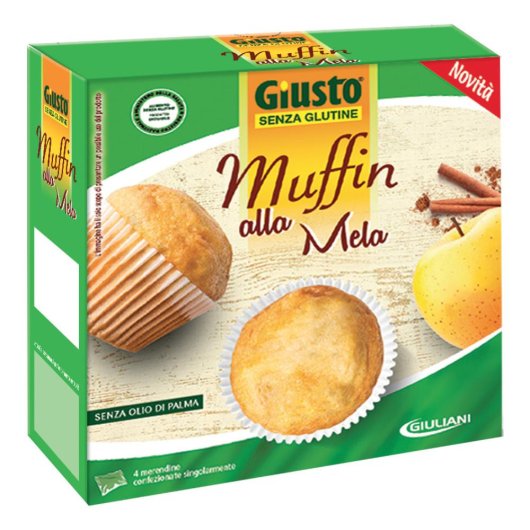 GIUSTO S/G MUFFIN MELA 200G