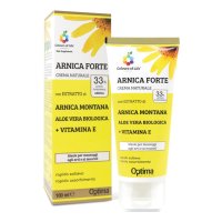 Colours of Life - Crema Eudermica - Arnica Forte - Optima Naturals - Flacone da 100 ml - Crema eudermica all'Arnica, ad azione antidolorifica e antinfiammatoria