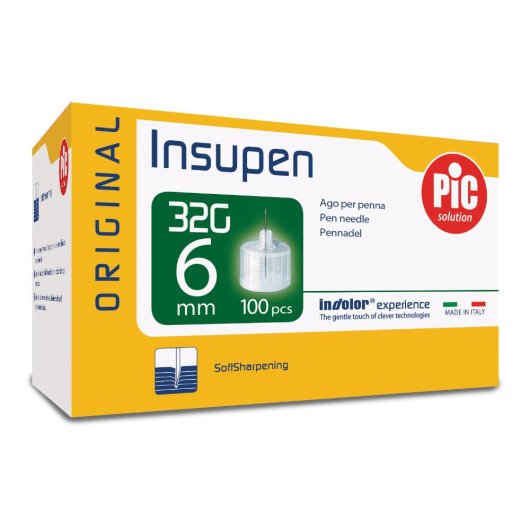 INSUPEN ORIG AGO G32X6MM 100PZ