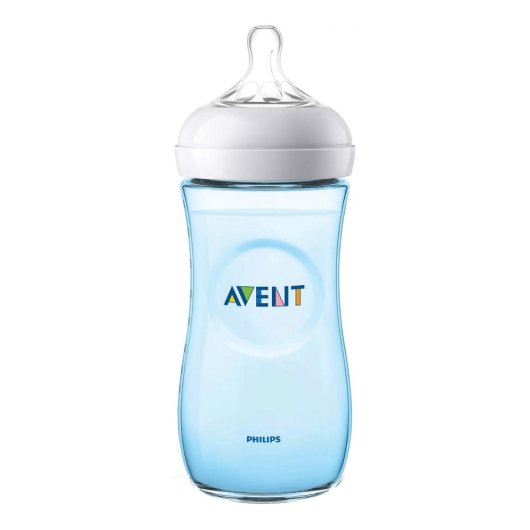 AVENT BIB NAT PP AZZ 330ML