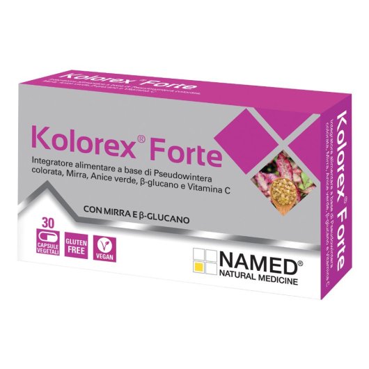 Kolorex Forte - Named - 30 capsule - Integratore alimentare per la normale funzione del sistema immunitario 