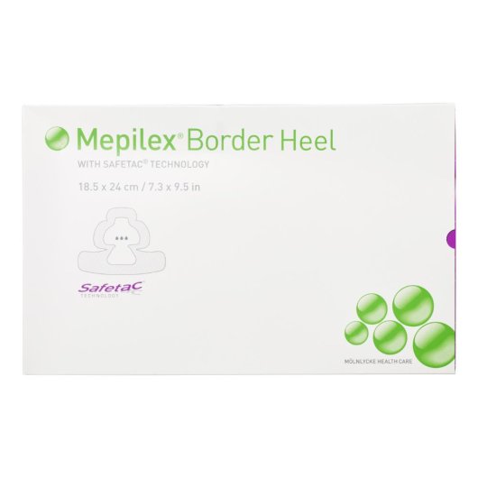 MEPILEX BORDER HEEL 22X23 6PZ