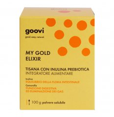 Tisana digestione e gonfiore - My gold elixir - goovi - 100 grammi - Tisana che aiuta la digestione e l'eliminazione dei gas