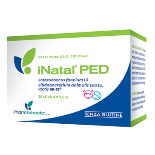 Inatal Ped - Pharmextracta 30 Stick - Integratore Per Il Benessere Della Flora Batterica Intestinale