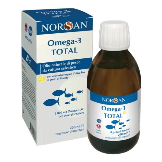 Norsan Omega 3 - 200ml - Integratore per il benessere del sistema cardiocircolatorio