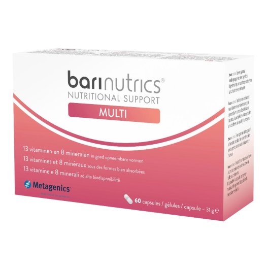 Barinutrics Multi - Metagenics - 60 capsule - Integratore alimentare di vitamine (B, C e D) e sali minerali