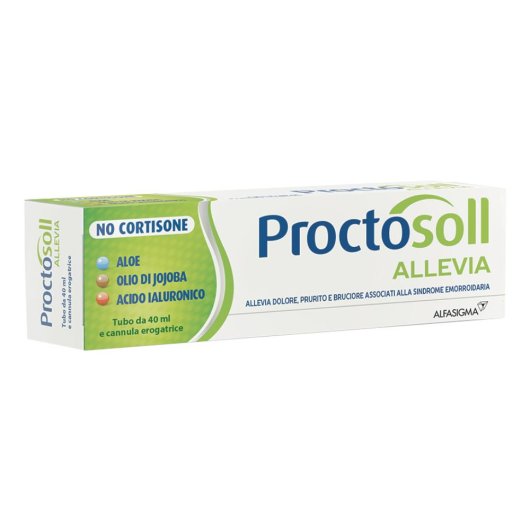 Proctosoll Allevia - Alfasigma - 40 ml - Gel per la prevenzione e cura della patologia emorroidaria