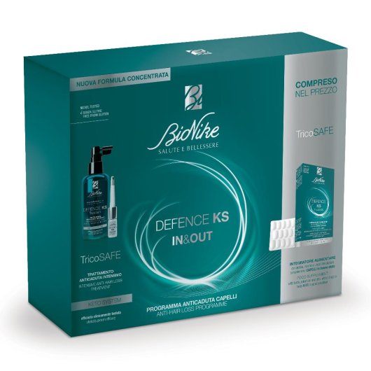 BioNike Defence Ks Bipack Trattamento Anticaduta 100ml + Integratore 30 Compresse