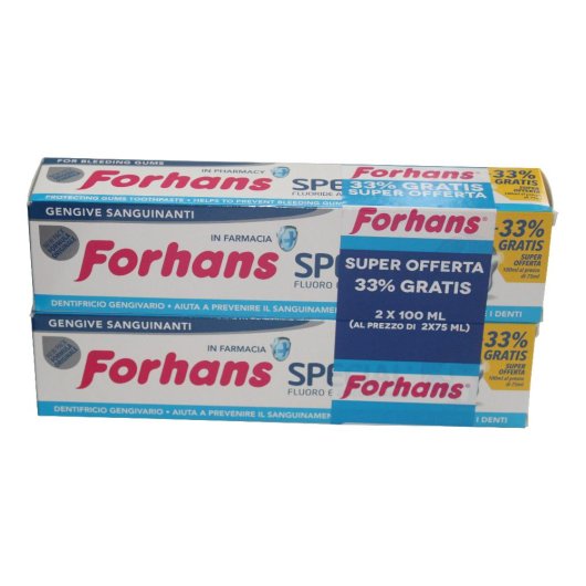 FORHANS 2 DENTIF SPEC 75ML+33%