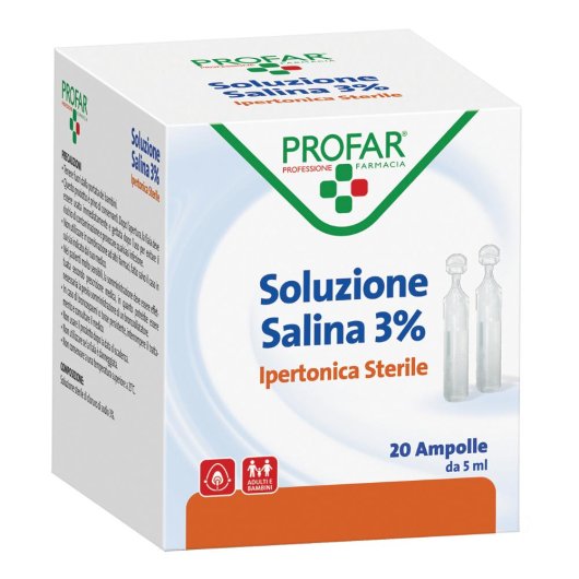 PROFAR SOLUZ IPERT 3% 5ML 20PZ