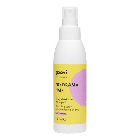 Spray districante per capelli - No drama hair - goovi - 140 ml - Spray sciogli nodi con effetto anti-crespo