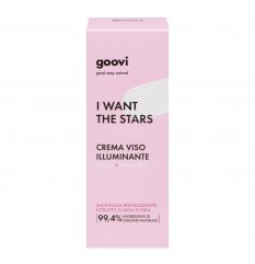 Crema viso illuminante - I want the stars - goovi - 50 ml - Trattamento viso illuminante che aiuta a rendere la pelle più luminosa ed elastica