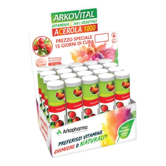 ARKOVITAL ACEROLA 1000 15CPR