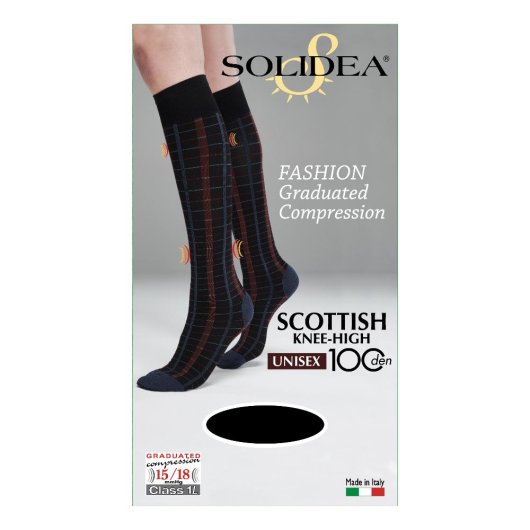 SCOTTISH KNEE-HIGH 100 BLU NAV