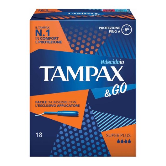 TAMPAX &GO SUPER PLUS 18PZ 0792