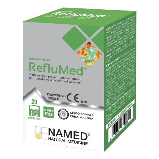 RefluMed MD - Named - 20 stick - Rimedio omeopatico contro il reflusso gastroesofageo