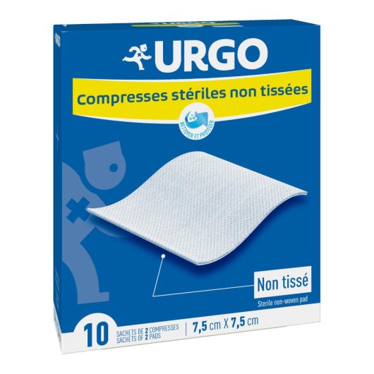 URGO CPR STER COT 7,5X7,5 10PZ