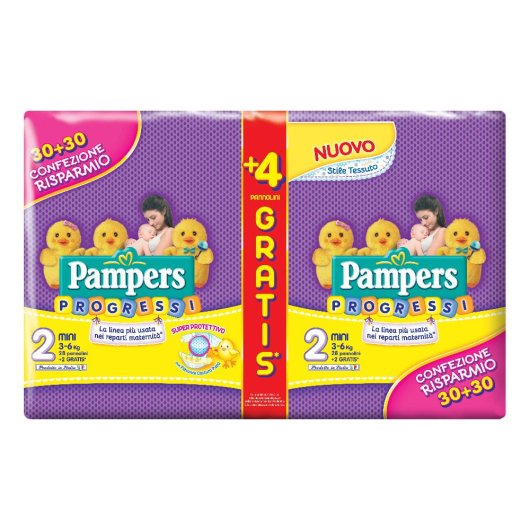 PAMPERS PROGRESSI MINI 60PZ