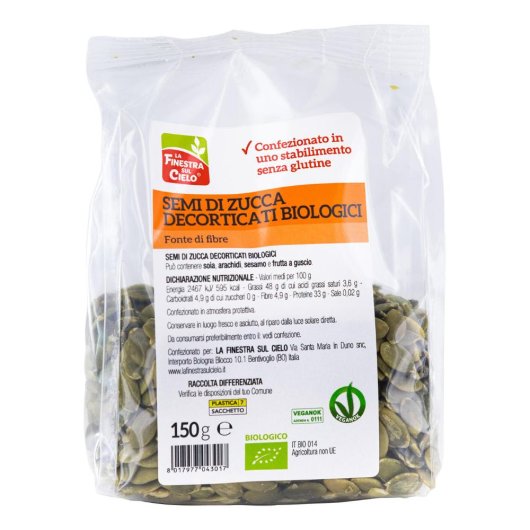 SEMI ZUCCA BIO S/GL 150GR N/F LA