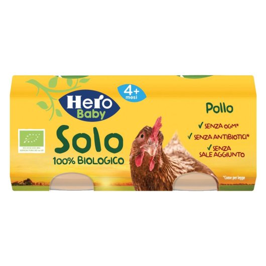 HERO B OMOG POLLO 2X80G