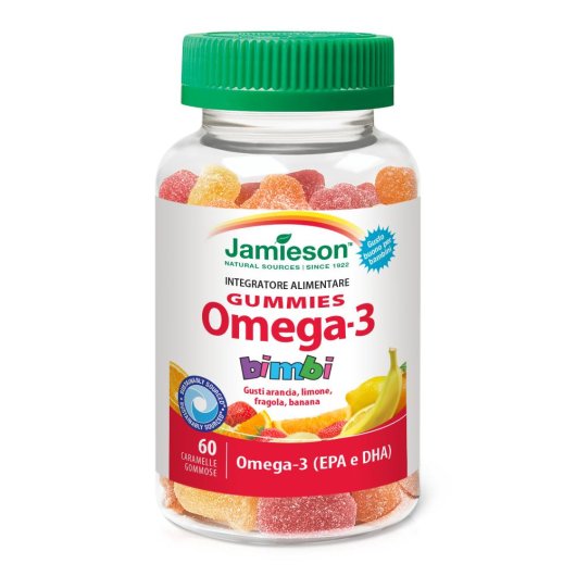 JAMIESON OMEGA-3 GUMMIES 60CAR