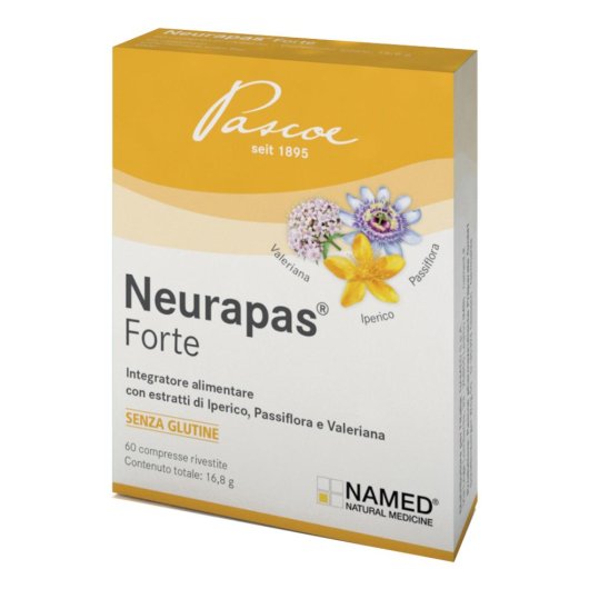 Neurapas Forte - Named - 60 compresse - Integratore alimentare per favorire il normale tono dell'umore e il rilassamento