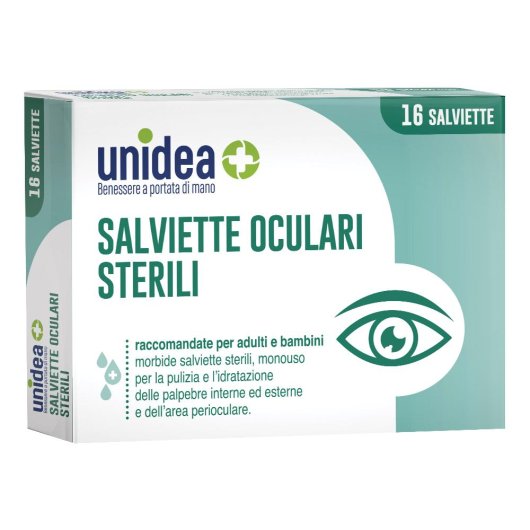 UNIDEA SALVIETTE OCULARI 16PZ