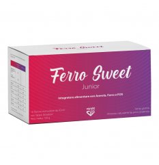 Ferro Sweet Junior - Vanda Omeopatici - 10 flaconi monodose da 10 ml - Integratore alimentare di Ferro 