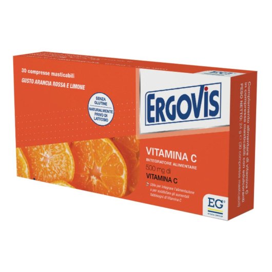 ERGOVIS VITAMINA C 500MG 30CPR