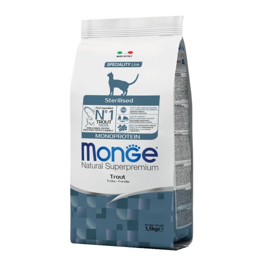 MONGE CAT STERILIZED TROTA 1.5