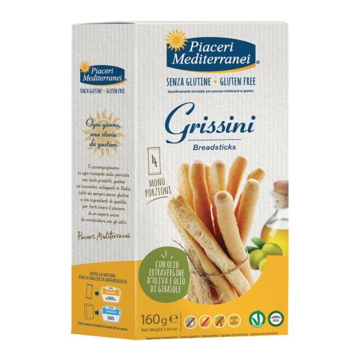 PIACERI MEDIT GRISSINI 160G