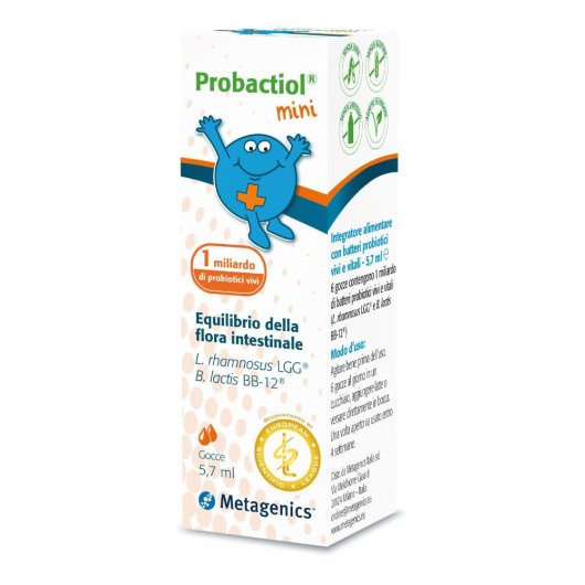 Probactiol mini - Metagenics - 21 porzioni - Integratore alimentare di probiotici vivi